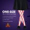 Candy Cane Striped Tights – Red and White Diagonally Striped Nylon Stretch Pantyhose Stocking Accessories for Every Day Attire and Costumes for Teens and Children's